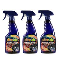 Spray de limpeza para grelhar e grelhar Citrusafe, pacote com 3, 480 ml Spray de limpeza para grelhar e grelhar Citrusafe, pacote com 3, 480 ml