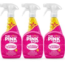 Spray de limpeza Stardrops The Pink Stuff, pacote com 3 pacotes de 750 ml Spray de limpeza Stardrops The Pink Stuff, pacote com 3 pacotes de 750 ml