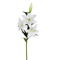Spray de Lirio Artificial Blanco Realista Vickerman 36 cm - Paquete de 2