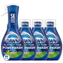 Spray de louça Dawn Powerwash Gain Kit inicial original de 1,89 L e 3 recargas