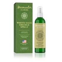 Spray de manchas Moonwater Elixirs White Sage 120 mL com quartzo Spray de manchas Moonwater Elixirs White Sage 120 mL com quartzo