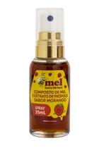 Spray de Mel e Própolis Infantil Sabor Morango 35ml Santa Bárbara Kids Natural e Agradável para Crianças