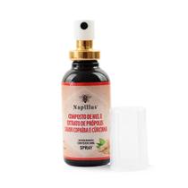 Spray de Mel, Própolis, Copaíba e Cúrcuma Napillus - 30 ml