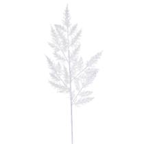 Spray de Natal Vickerman White Onoclea Glitter x6, pacote com 28 cm Spray de Natal Vickerman White Onoclea Glitter x6, pacote com 28 cm
