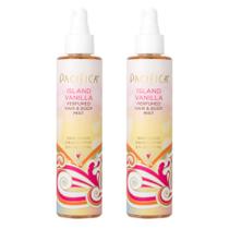 Spray de névoa para cabelo e corpo Pacifica Island Vanilla 360ml x2