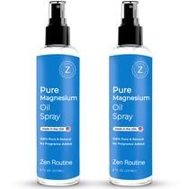 Spray de óleo de magnésio Zen Routine 237 ml, pacote com 2 unidades USP Grade