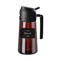Spray De Óleo De Vidro 2 Em 1 À Prova De Vazamentos De 16oz Para Cozinha, Fritadeira, Salada, Spray De Óleo De Vidro 2 Em 1 À Prova De Vazamentos De 16oz Para Cozinha, Fritadeira, Salada,
