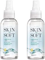 Spray de óleo seco Avon Skin So Soft Original 150 ml (pacote com 2)