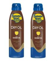 Spray de Óleo Seco Bronzeador FPS 4 Banana Boat 177ml Pacote com 2