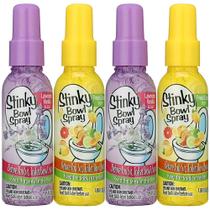Spray de perfume de banheiro Stinky Bowl Poo Be Gone, pacote com 4 unidades
