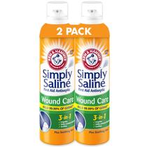 Spray de primeiros socorros Arm & Hammer Simply Saline Wound Care 3 em 1
