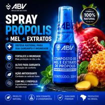 Spray de Própolis 30ml ABV Mel, Romã e Hortelã Para Garganta e Imunidade Spray de Própolis 30ml ABV Mel, Romã e Hortelã Para Garganta e Imunidade