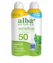 Spray de proteção solar Alba Botanica Sensitive SPF 50 150mL x2 Spray de proteção solar Alba Botanica Sensitive SPF 50 150mL x2