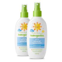 Spray de proteção solar Babyganics SPF 50 UVA UVB 177mL (pacote com 2)