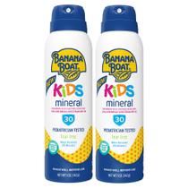 Spray de proteção solar Banana Boat Kids Mineral SPF 30 150mL x2