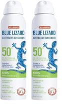 Spray de proteção solar BLUE LIZARD Mineral Kids SPF 50+ 150mL x2 Spray de proteção solar BLUE LIZARD Mineral Kids SPF 50+ 150mL x2