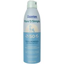 Spray de proteção solar Coppertone Pure and Simple SPF 50 150mL