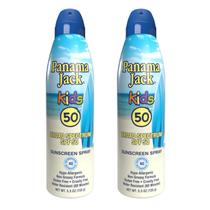 Spray de proteção solar Panama Jack Kids SPF 50 155 ml (pacote com 2) Spray de proteção solar Panama Jack Kids SPF 50 155 ml (pacote com 2)