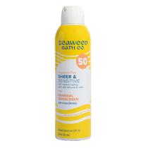 Spray de proteção solar Seaweed Bath Co. Mineral puro SPF 50 180mL