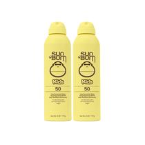 Spray de proteção solar Sun Bum Kids SPF 50 Clear 177ml (pacote com 2)