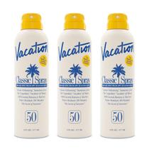 Spray de proteção solar Vacation Classic SPF 50 177ml (pacote econômico 3)