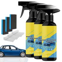 Spray de revestimento FNIUANF Nano Quick Coat Restore 120 mL (3 conjuntos)