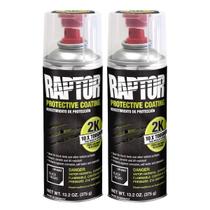 Spray de Revestimento para Caçamba U-POL Raptor 2K Preto 375g Kit com 2 Spray de Revestimento para Caçamba U-POL Raptor 2K Preto 375g Kit com 2