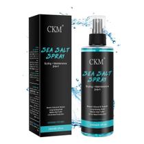 Spray de sal marinho CKM para homens, proteção UV, texturização, 200 ml