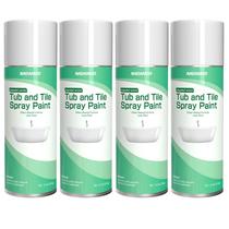 Spray de tinta para banheira e azulejos NADAMOO 4 latas de 450 ml branco