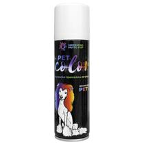 Spray De Tinta Pet Temporária Para Cães E Gatos Color Branco Spray De Tinta Pet Temporária Para Cães E Gatos Color Branco
