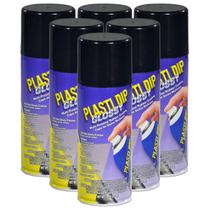Spray de Tinta Plasti Dip Preto Brilhante 311 ml Caixa com 6