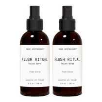 Spray de toalete Muse Apothecary Flush Ritual 240 ml, pacote com 2