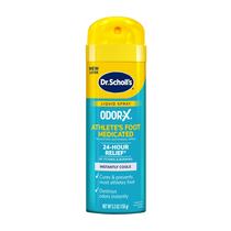 Spray de tratamento de pé do atleta instantâneo e frio do Dr. Scholl, 5.3oz