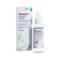 Spray Dental Dechra Vetradent para Cães 60ml Baunilha e Menta Spray Dental Dechra Vetradent para Cães 60ml Baunilha e Menta