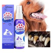 Spray Dental Para Cães 30ml Reduz Placa E Tártaro Refresca O Hálito Sabor Menta Cuidado Oral