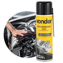 Spray Descarbonizador Limpar Motor Carburador Bicos Injetores Pistões Tampas de Cilindro 300ml/200g Vonder