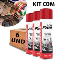 Spray Desengripante Lubfast Anticorrosivo Antiferrugem 6 Uni