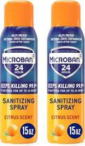 Spray desinfetante MICROBAN 24 horas com aroma cítrico higienizante