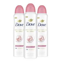 Spray desodorante antitranspirante Dove Advanced Care 110 ml, pacote com 3