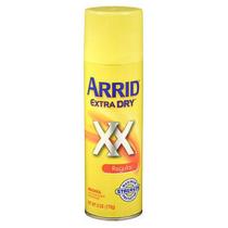 Spray desodorante antitranspirante extra seco Arrid Regular 6 oz da Arrid (pacote com 4)