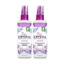 Spray desodorante Crystal Body 120 ml, pacote com 2