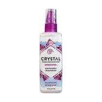 Spray desodorante Crystal Mineral 120 ml com odor de 24 horas, pacote com 6