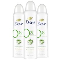 Spray desodorante Dove de pepino e chá verde 48h 120mL, pacote com 3 Spray desodorante Dove de pepino e chá verde 48h 120mL, pacote com 3