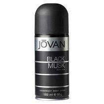 Spray desodorante Jovan Black Musk para homens 150mL