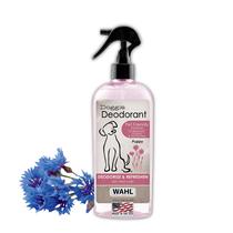Spray desodorante para animais de estimação Wahl USA Cornflower Aloe 240 ml para cães e gatos Spray desodorante para animais de estimação Wahl USA Cornflower Aloe 240 ml para cães e gatos