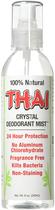 Spray Desodorante Thai Crystal Mist - 240ml (Pacote com 2) Spray Desodorante Thai Crystal Mist - 240ml (Pacote com 2)