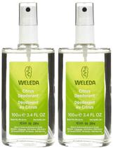 Spray desodorante Weleda Refreshing Citrus 100ml (pacote com 2)