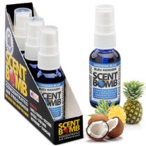 Spray desodorizador de ambiente Scent Bomb Hawaiian Blue 30 ml, pacote com 4 Spray desodorizador de ambiente Scent Bomb Hawaiian Blue 30 ml, pacote com 4