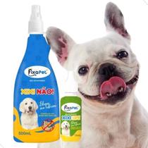 Spray educativa para xixi de pet 500 ML não pode e 30 ML pod