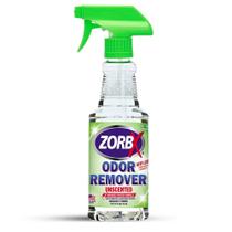 Spray eliminador de odor ZORBX sem perfume 473 ml para animais de estimação e casa Spray eliminador de odor ZORBX sem perfume 473 ml para animais de estimação e casa